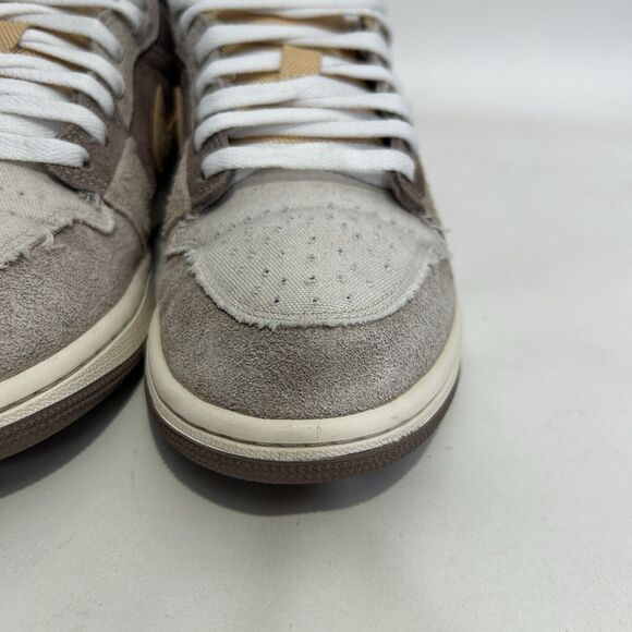 Nike Suede Athletic Shoes in Brown and Cream - Picture 9 of 12